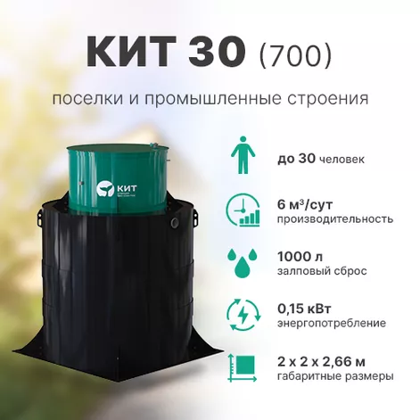 Станция биологической очистки КИТ 30 (К-30-700) в Галиче