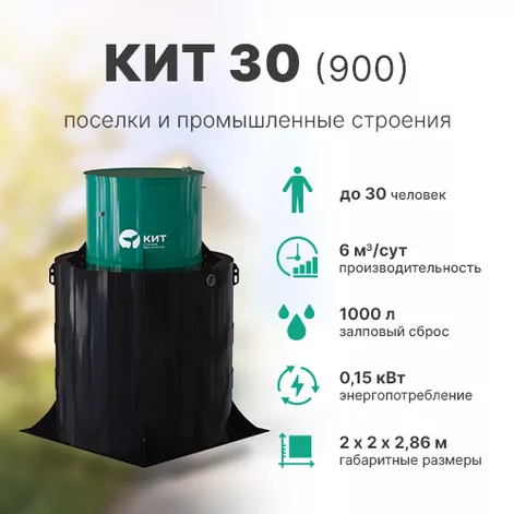 Станция биологической очистки КИТ 30 (К-30-900) в Галиче